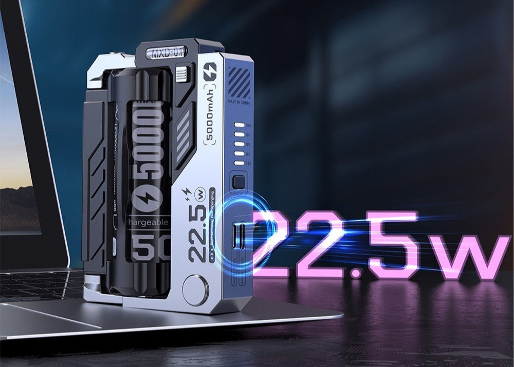 Cartridge Replacement Power Bank Tactical Mech TYPE-C Plug